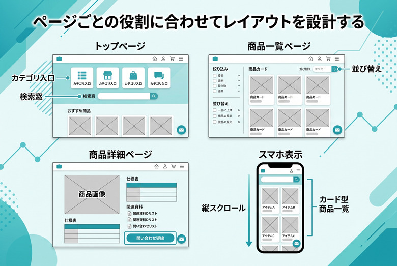 Webカタログのデザイン3原則|見やすいレイアウトと参考例
